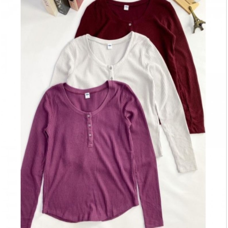 Kaos polos wanita Old Navy