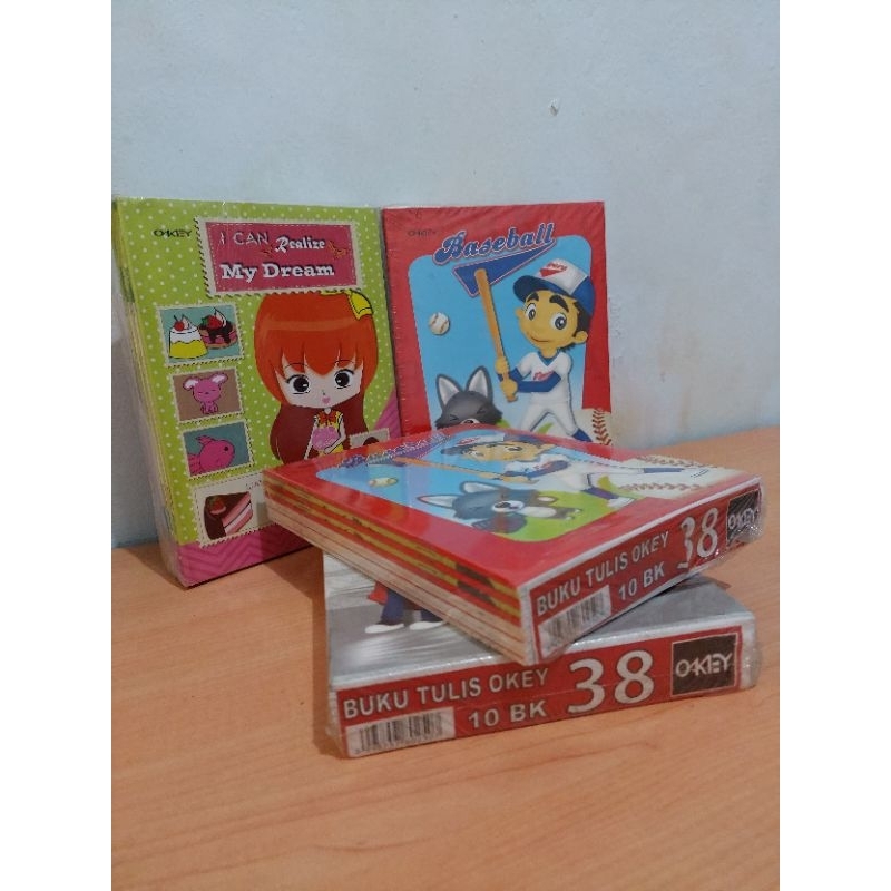 

Buku Tulis merk OKEY - isi 38 Lembar
