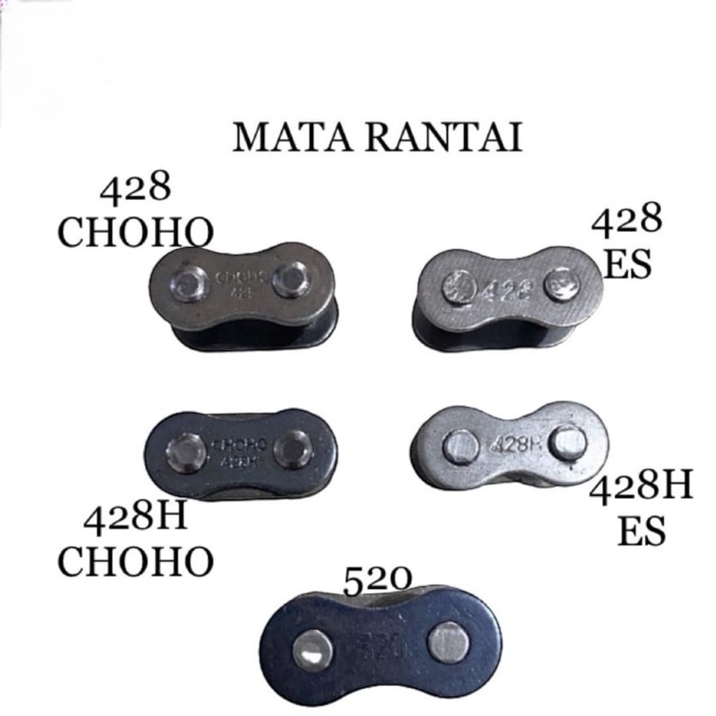 MATA RANTAI SAMBUNGAN RANTAI 428 428L 428H 520H CHOHO