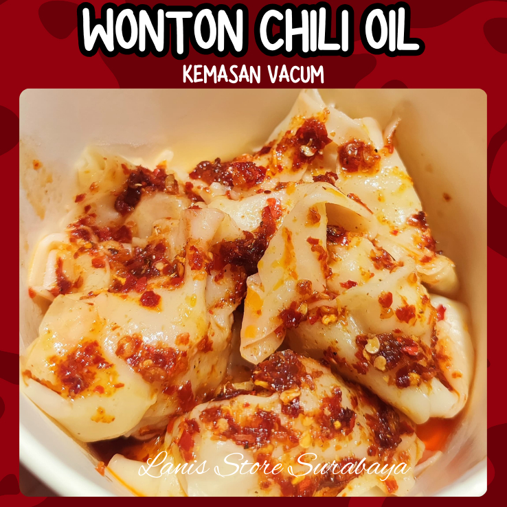 

[BEST SELLER] WONTON CHILI OIL ISI 5 PCS WONTON FREE CHILI OIL