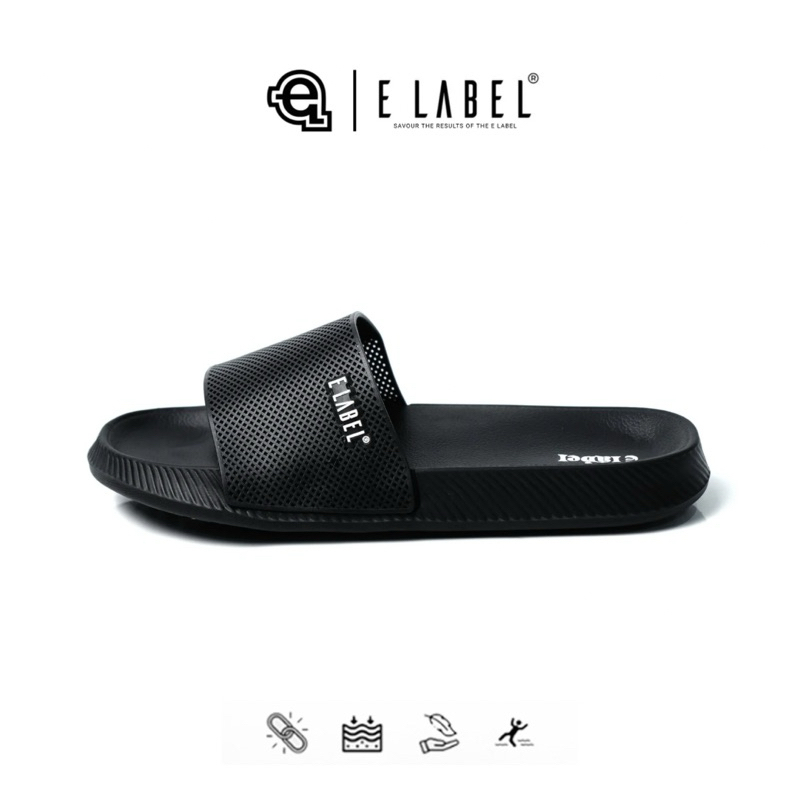 E Label - Zuxxy Sandal Slop Pria Sandal Slide Slipper Anti Slip Bahan Eva Rubber