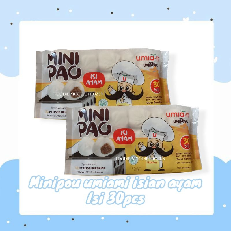 

Minipou Ayam Umia-mi isi 30pcs/ Mini pou/ pou mini/ roti pou isian ayam