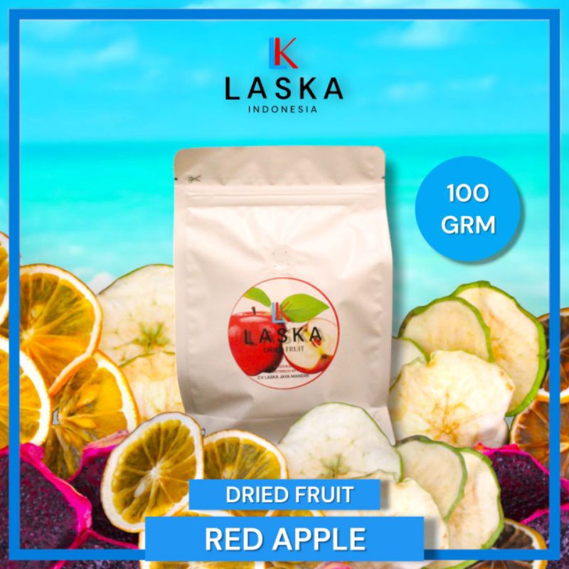 

Dried fruit / Dried Red apple 100 grm / Buah apel merah kering /buah kering / apel merah kering