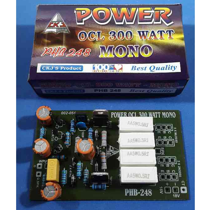 KIT DRIVER POWER AMPLIFIER OCL 300 WATT - MONO