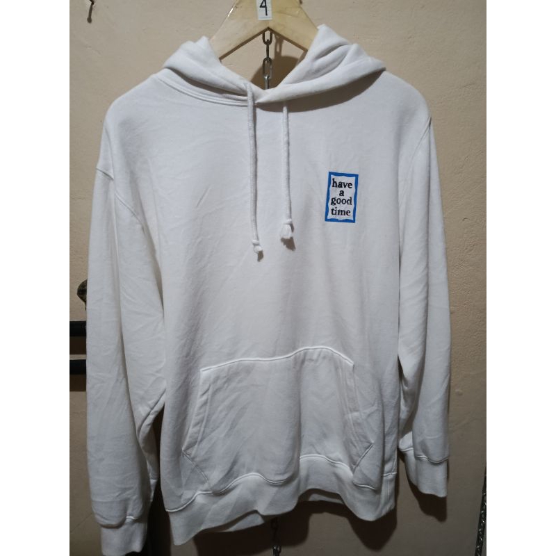 Hoodie HAGT Small Blue Frame Logo