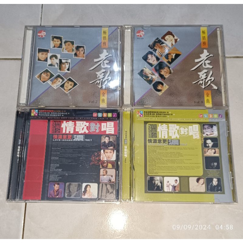 cd kompilasi Mandarin BEST OLD SONGS VOL. 2 / BEST OLD SONGS VOL. 9 / POLYGRAM BEST LOVE SONGS VOL. 