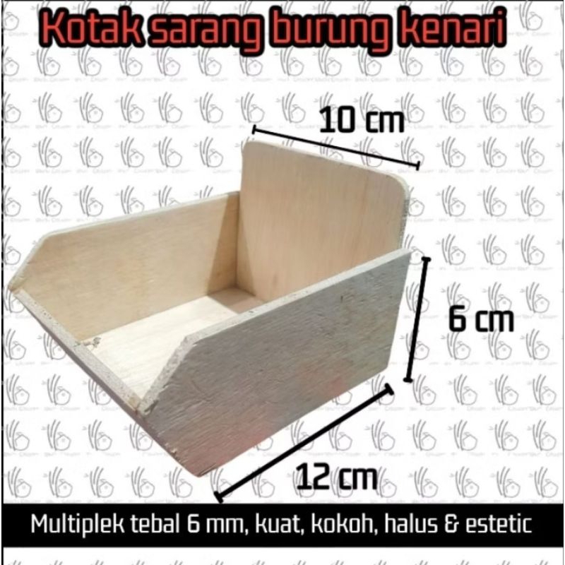 kotak sarang burung kenari