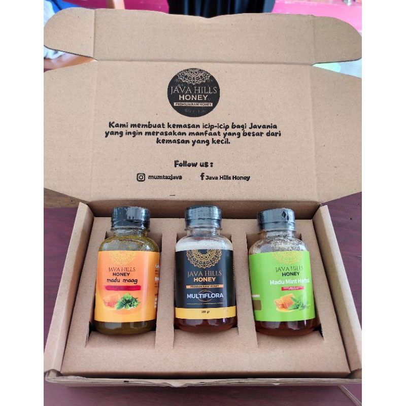 

Paket MADU JAVAHILLS HANEY ISI 3
