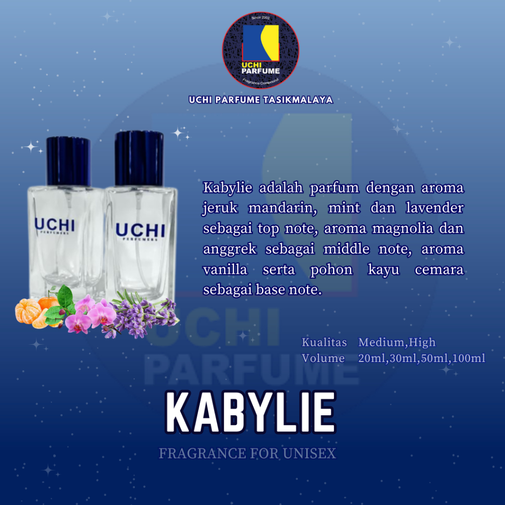 Uchi Parfume Refill Parfum KABYLIE (20ml,30ml,50ml,100ml)