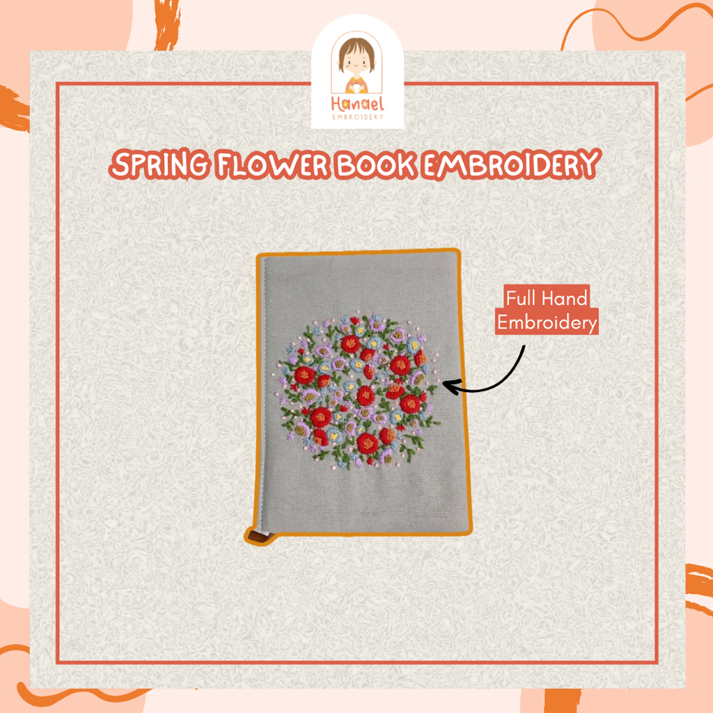 

SPRING FLOWER BOOK EMBROIDERY