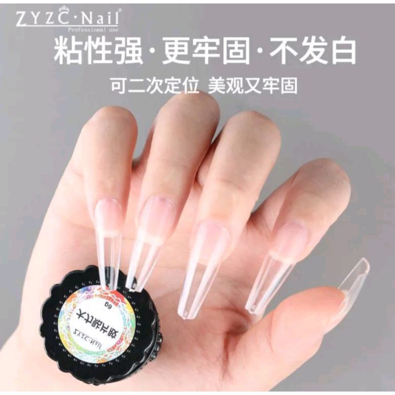 ZYZC Nail Tip Glue / Lem Soft Nail Tip Gel UV / Lem Kuku UV Extension