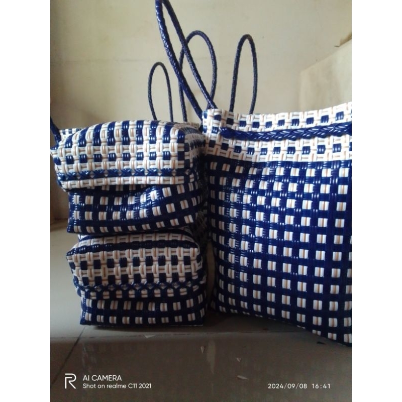 #tas keben isi 2 besek#tas anyaman jali