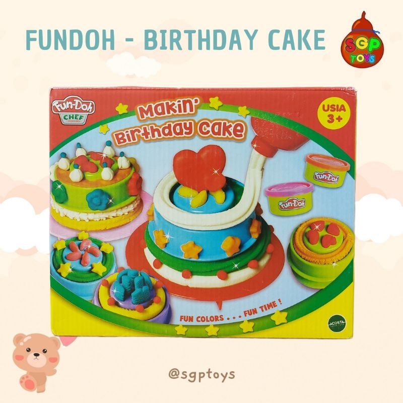 FUNDOH MAKIN BIRTHDAY CAKE / FUNDOH KUE ULANG TAHUN