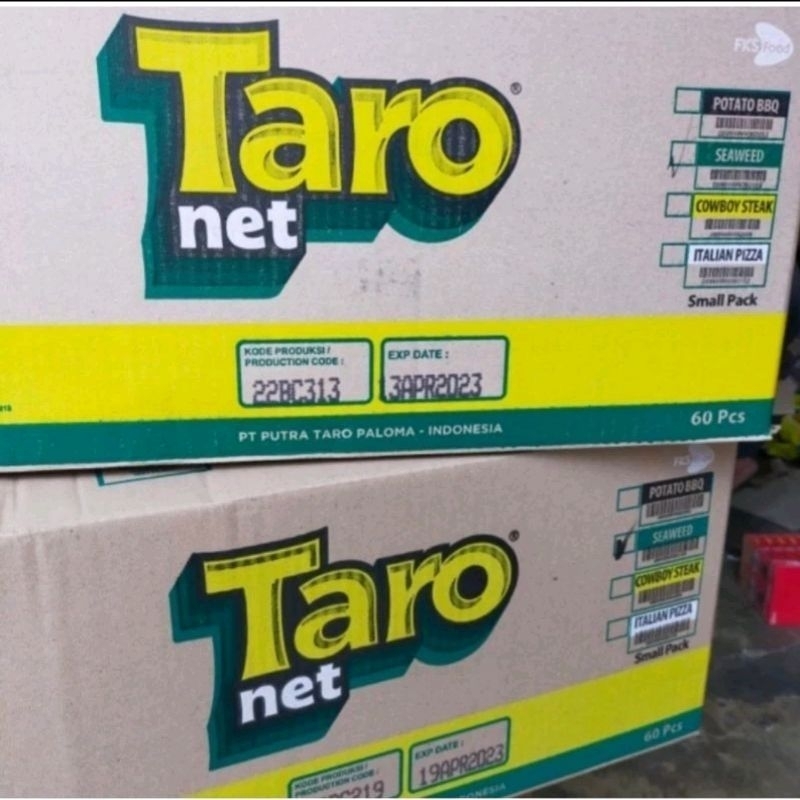 

TARO NET RASA SEAWED 1DUS ISI 60PCS/6RENCENG