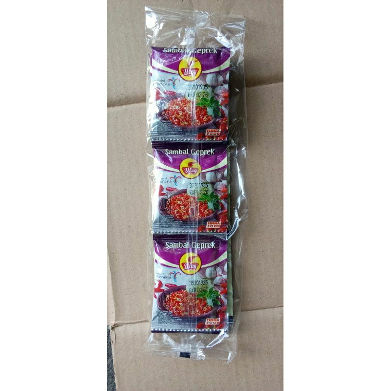 

sambal GEPREK uleg sachet