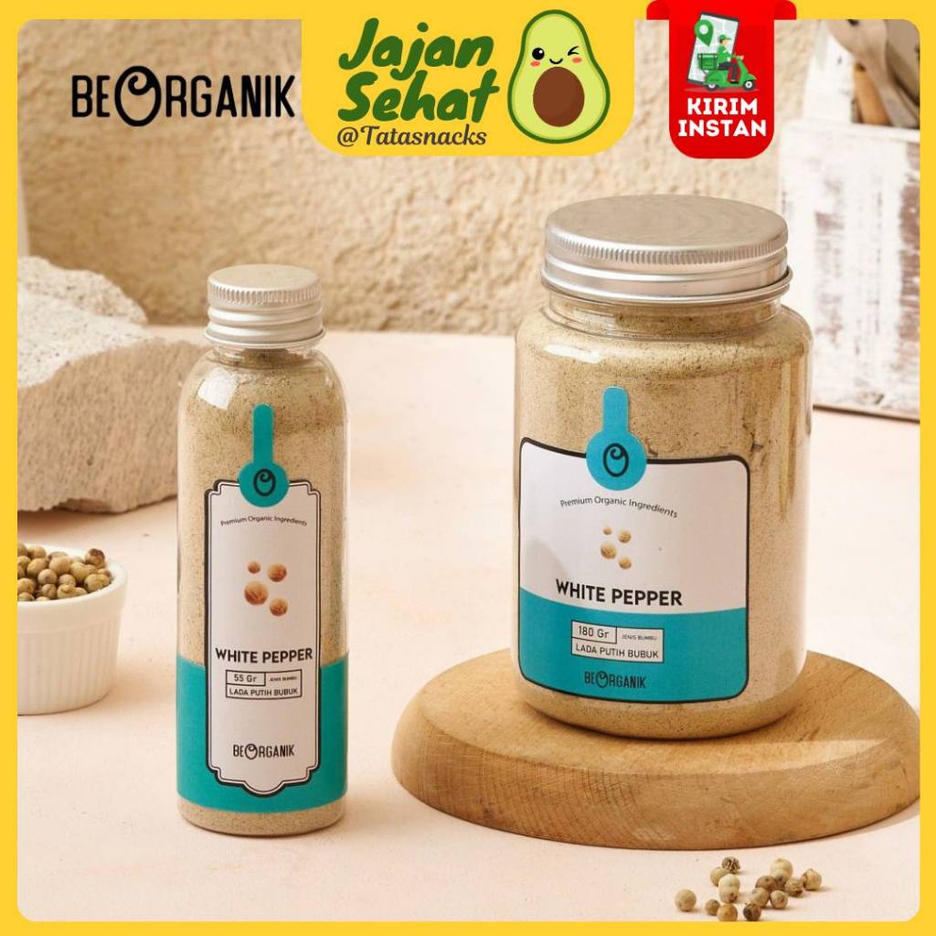 

Beorganik White Pepper / Lada Putih Bubuk / Merica