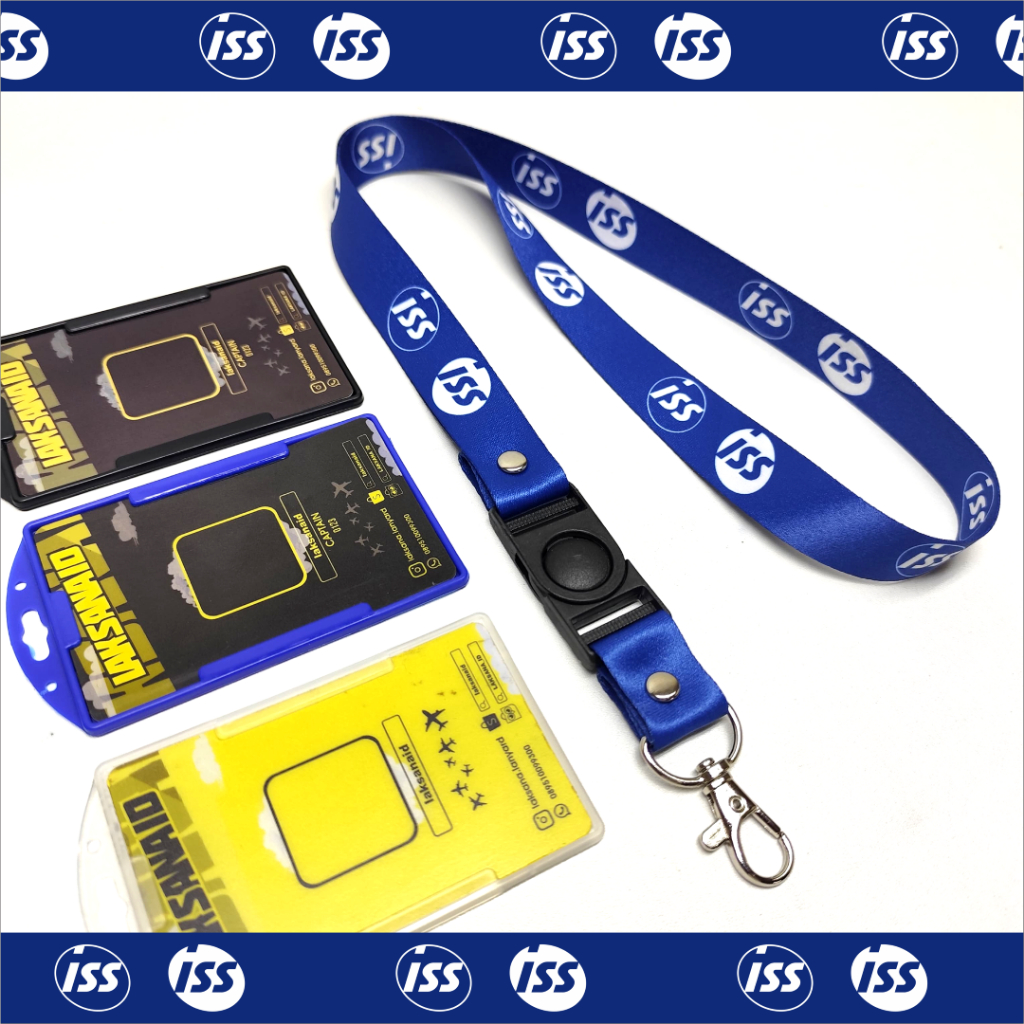 

Lanyard Tali ID Card ISS PRINTING plus HOLDER