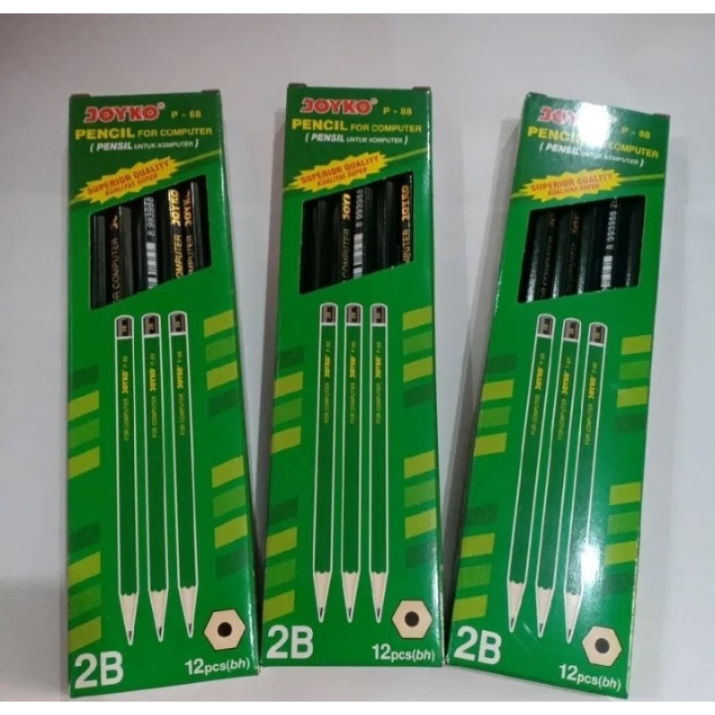 

pensil murah / pensil 2b / pensil 2b joyko / pensil joyko / pensil 1 pak / pencil joyko p-88