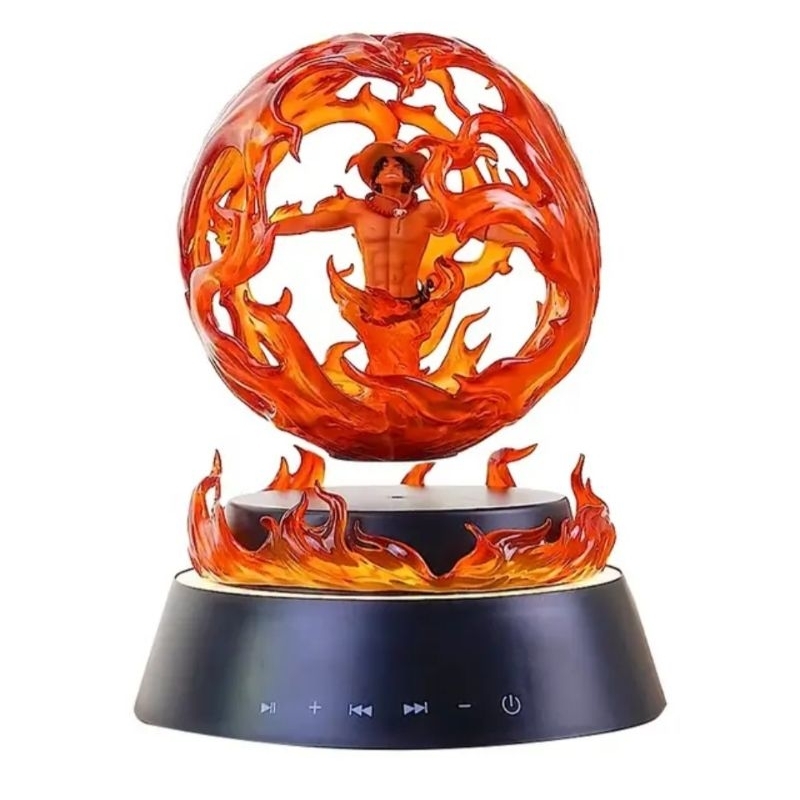 Levitating One Piece Ace / Lampu dekorasi / One Piece bluetooth speaker