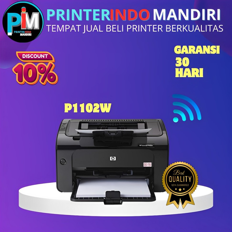 Printer hp P1102w wireless second siap pakai bergaransi printer wireless murah printer hp P1102w ter