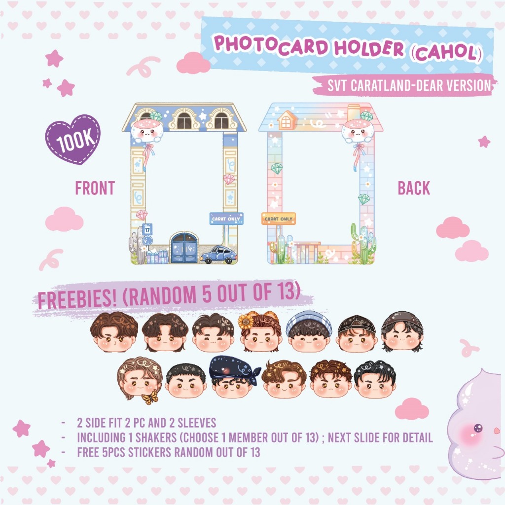 Cahol Photocard Holder 17 Maestro Caratland Dear Version