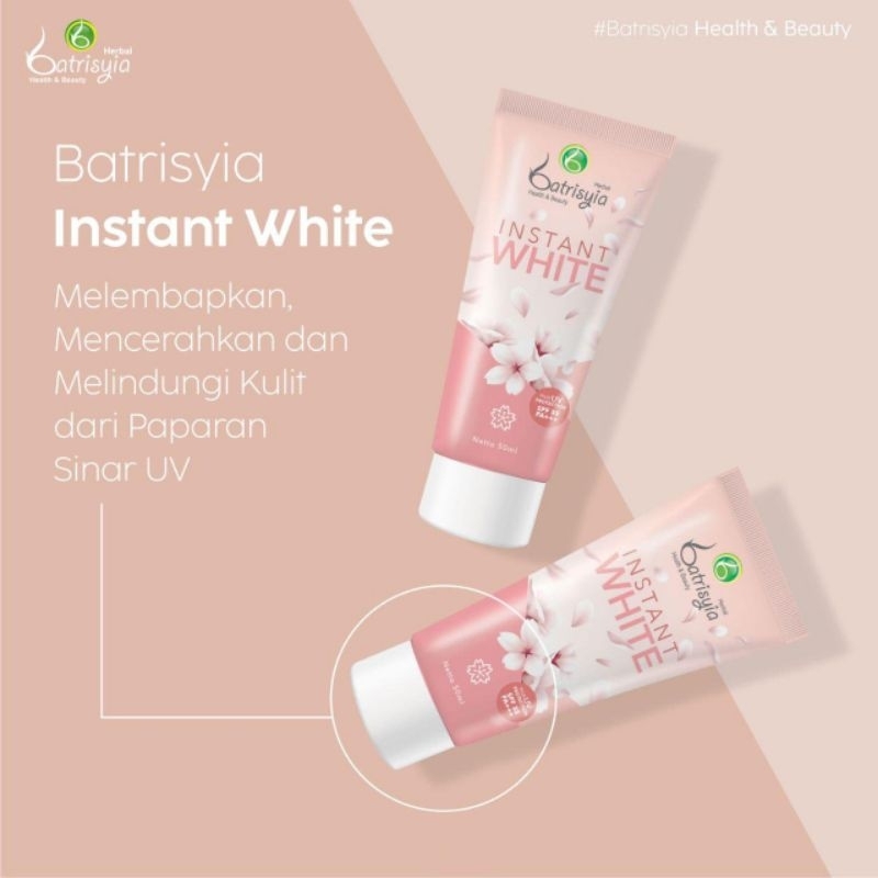 Batrisyia Instant White Sunscreen SPF 50 PA +++ 50ml