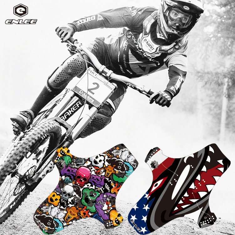 Cover Spakbor Sepeda ENLEE dengan Motif Lucu RANDOM Spakbor Penahan Air Aksesoris Sepeda