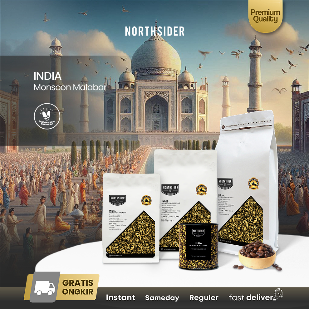 

Northsider Kopi Arabika India Monsoon Malabar Coffee