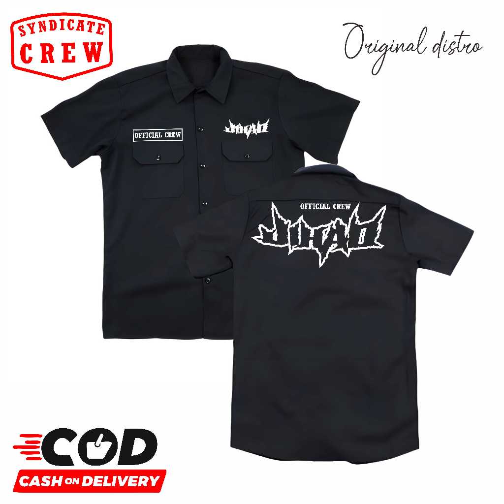 JIHAD BAND LOKAL BANDUNG UNDERGROND PDH WORKSHIRT DISTRO NEW