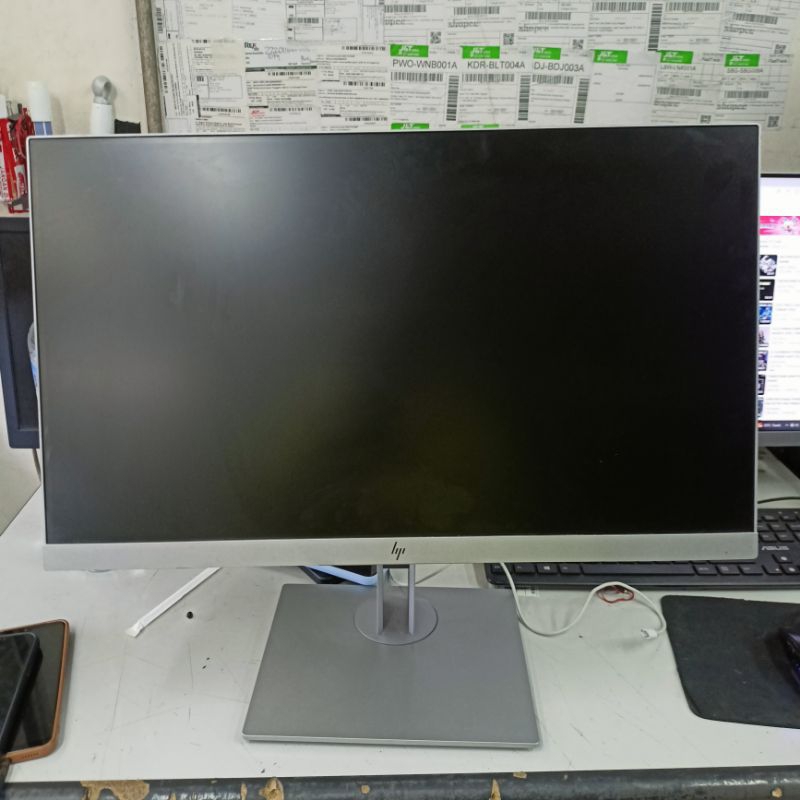ready monitor hp 22 inch framlase kaki vertikal
