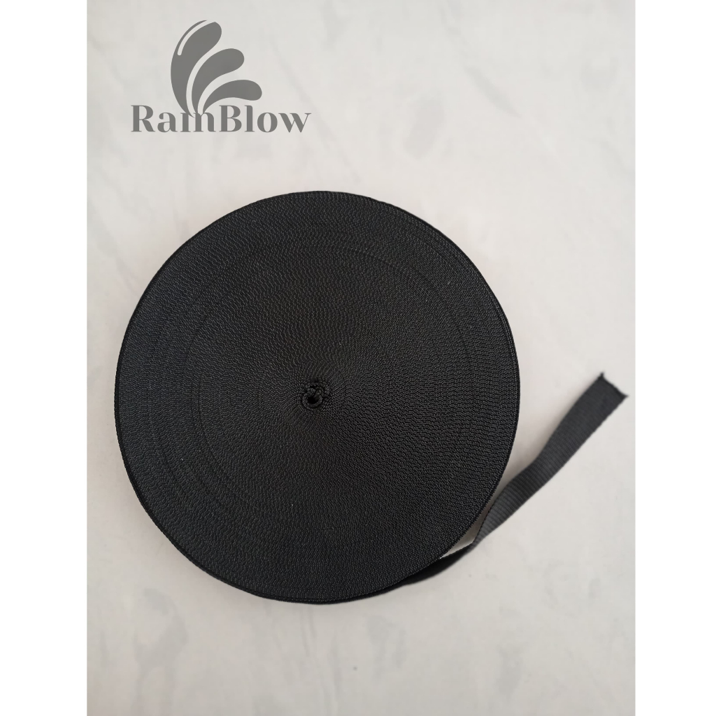 Tali Webbing 2 cm | Bisban Pelipit 2 cm| Bisban Sapit |Webbing Strap Tas | Tali Webbing Permeter | M