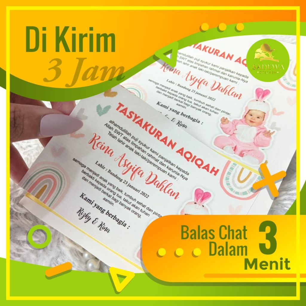 

Stiker Label Kotak Aqiqah Sticker Kotak Aqikah Stiker Akikah Anak