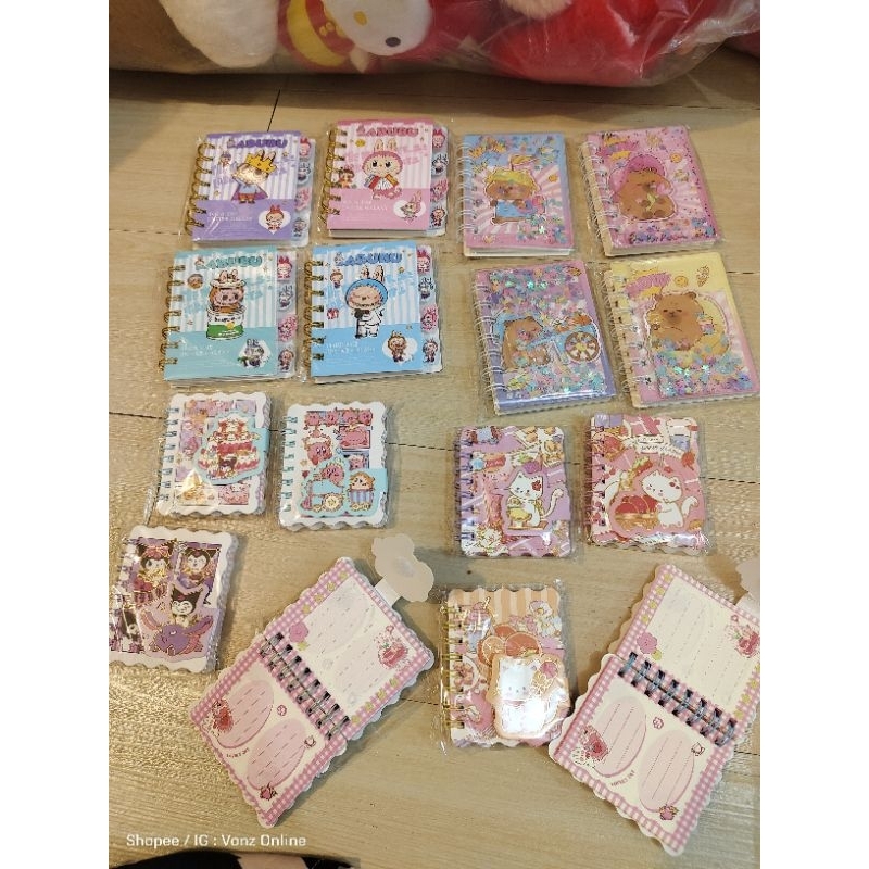 

Notebook Capybara labubu morol cakep motif