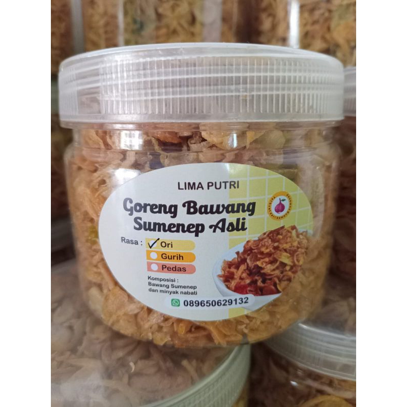 

Bawang Goreng Sumenep Asli - Lima Putri