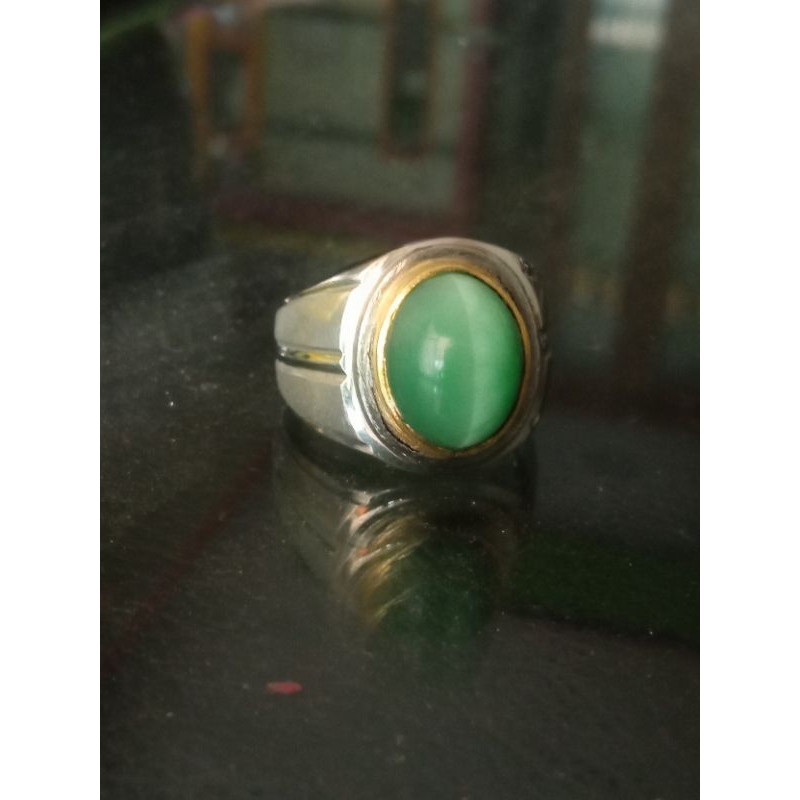 natural Batu Pandan Suji kendit cat eye lawasan