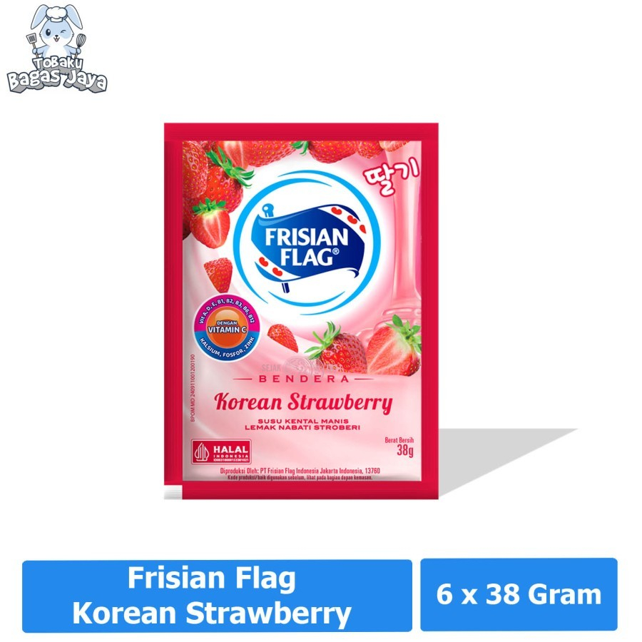 

Frisian Flag Strawberry Sachet 6 x 38 Gram