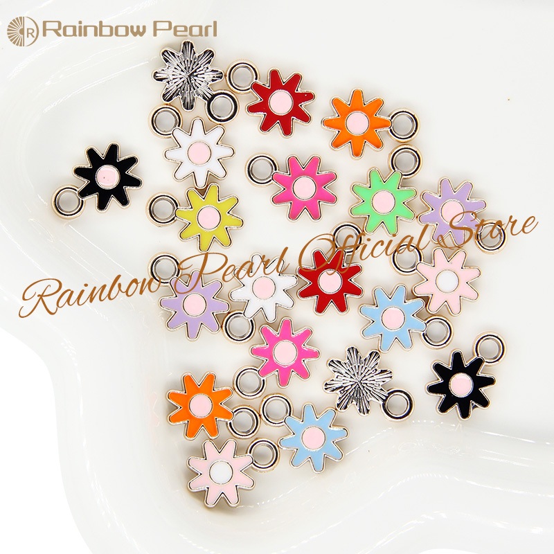Rainbow Pearl - [1PCS] - Liontin Roda Gigi Plastik Kartun