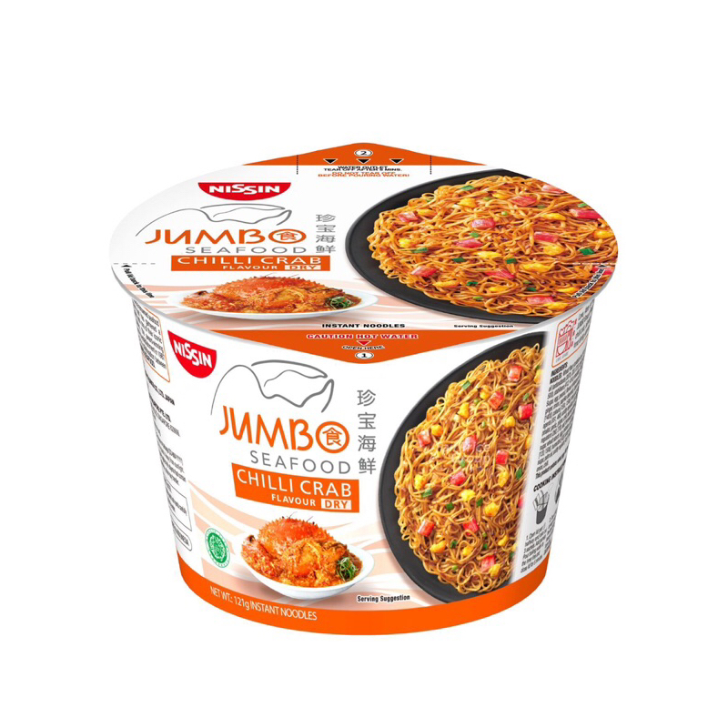 

Nissin instant bowl noodle singapore - Jumbo seafood Chilli crab