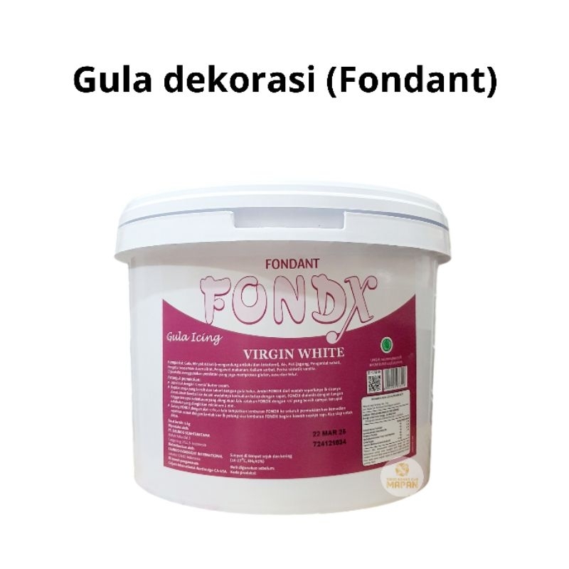 

FONDANT KUE FONDX PUTIH 500GR/1KG FONDX GULA DEKORASI KUE [REPACK] 500GR/1KG | GULA DEKORASI KUE