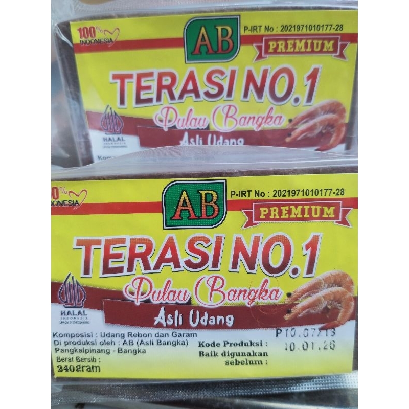 

Terasi No 1 AB 250 gr