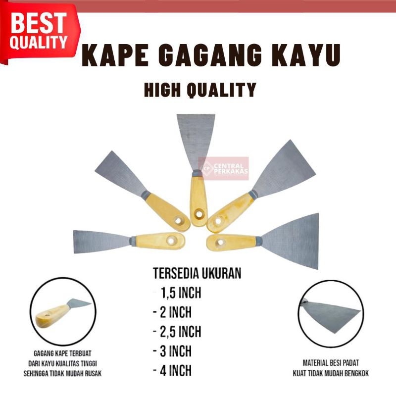 Kape Gagang Kayu  / Kape Cat / Pengerok Pengupas Cat Tembok / cat kayu TERMURAH