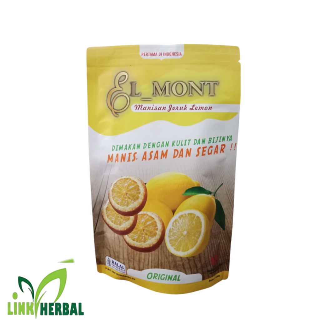 

El Mont Manisan Jeruk Lemon | Camilan Jeruk Lemon | Manis Fresh & Segar | Elmont 100 gr