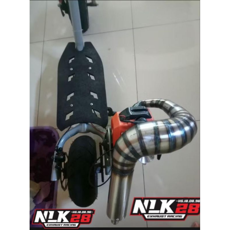 Knalpot Goped 63cc Mesin Kanan/ X5 Mesin Kiri 65cc/ Mini GP 50CC Original NLK28exhaustracing
