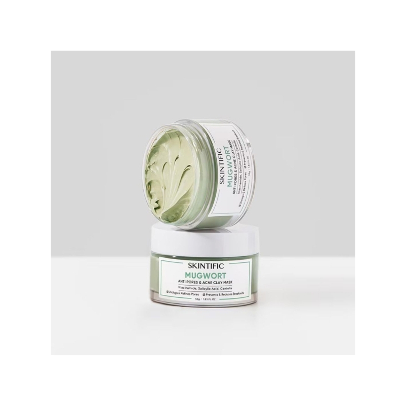 Skintific mugwort acne Clay mask
