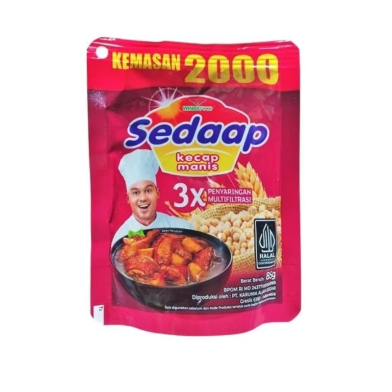 

Sedaap Kecap Manis 77gr - Kemasan Pouch 2000