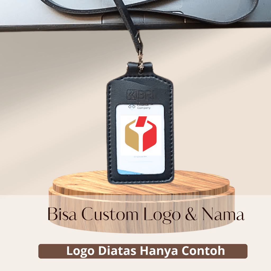 

Id Card Holder Kulit Hitam