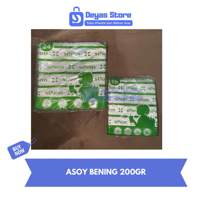 PLASTIK ASOY BENING/ASOY TRANSPARAN 200gr