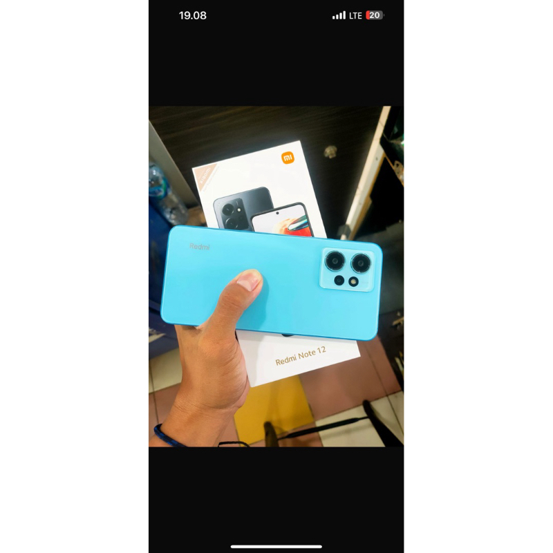 Redmi note 12 ram 4/128 second resmi fullset original