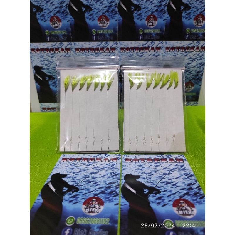 kotrekan warna Hijau stabilo bahan kain sutra.