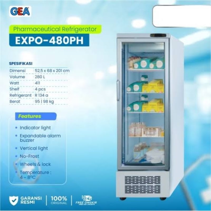 GEA Pharmaceutical Refrigerator type Expo-480PH